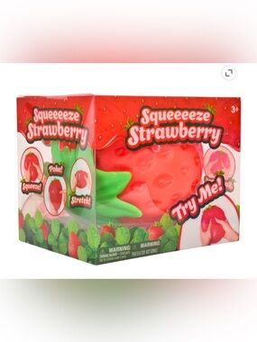 Squishy Extra Large Strawberry
 - Red NWT